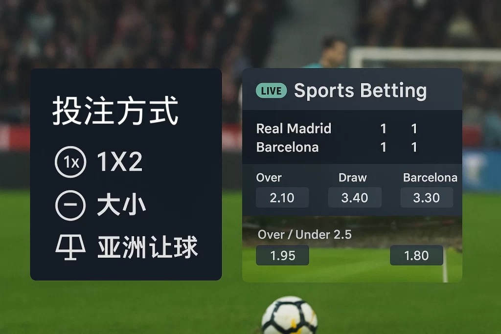 体育博彩下注方式图